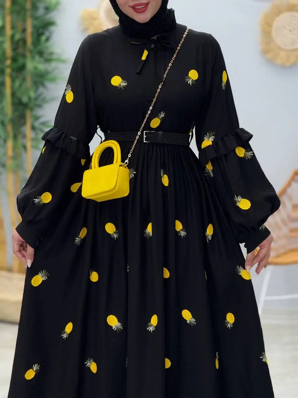 3401-پیراهن مزونی گیلاس